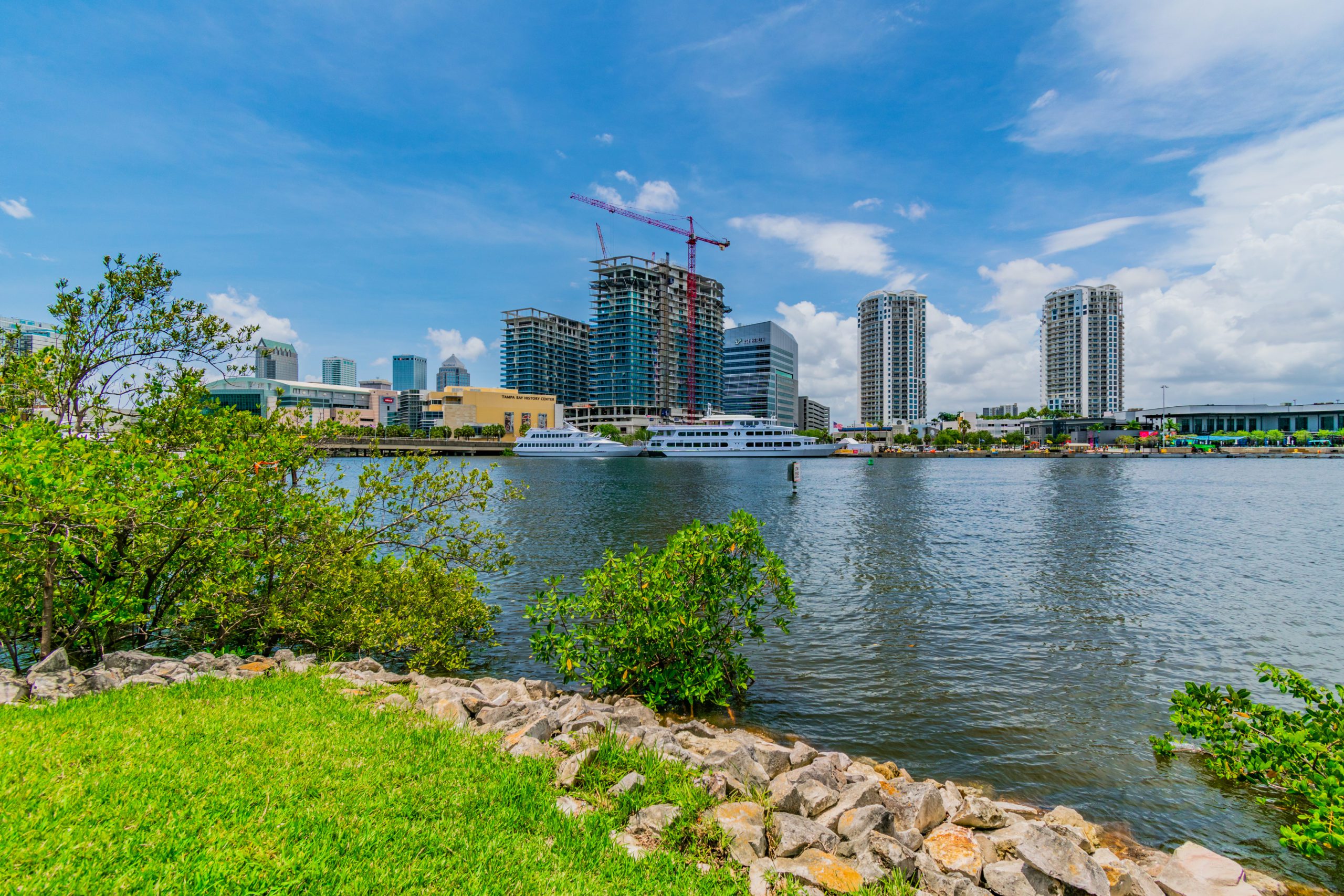 Downtown Tampa skyline and waterfront